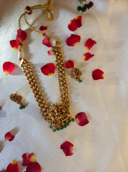 Green Three Layer Choker