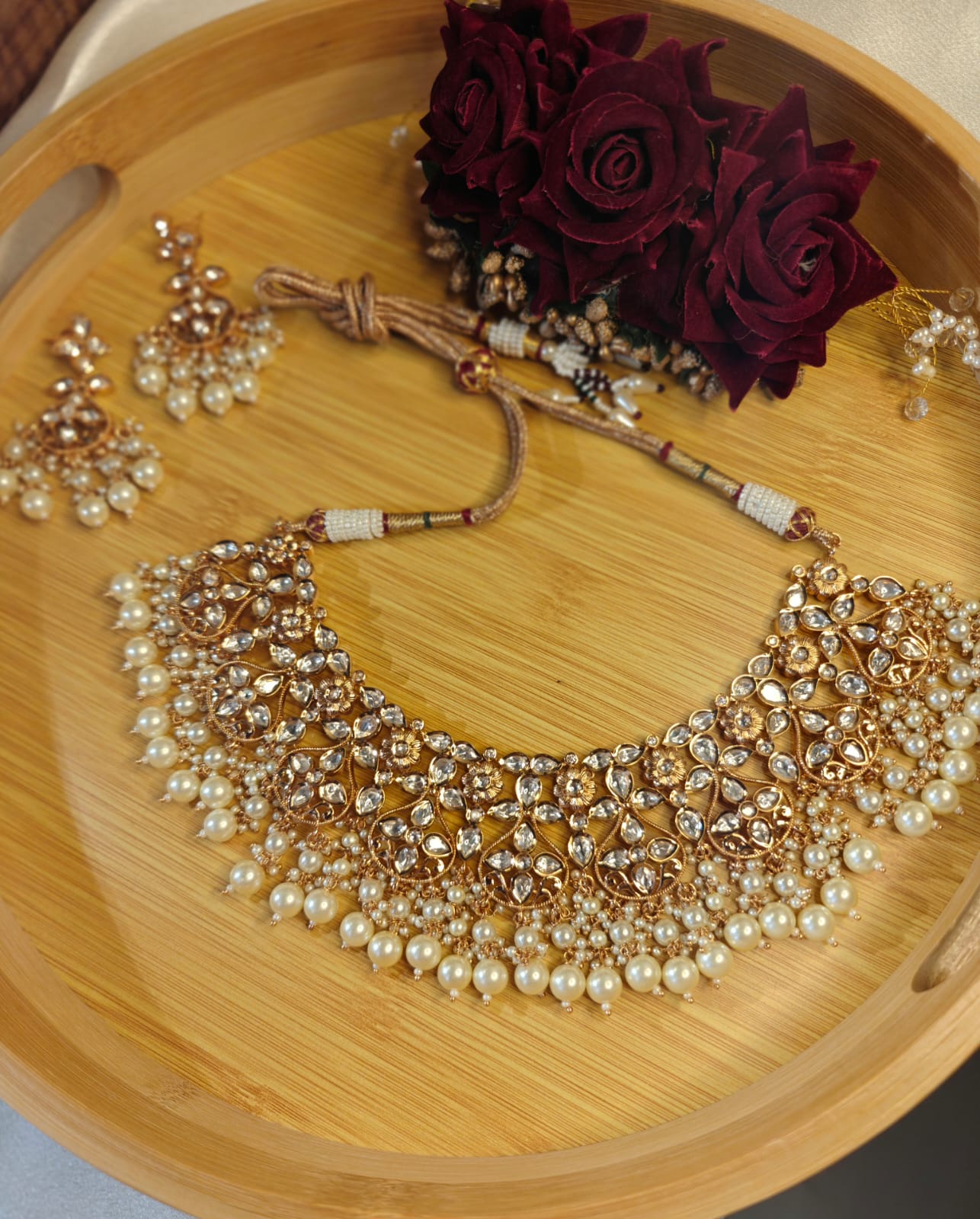 Necklace White Beads