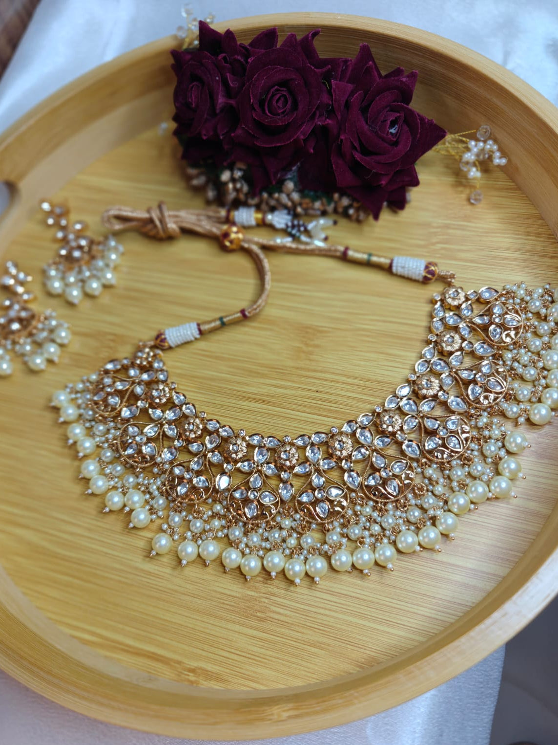 Necklace White Beads