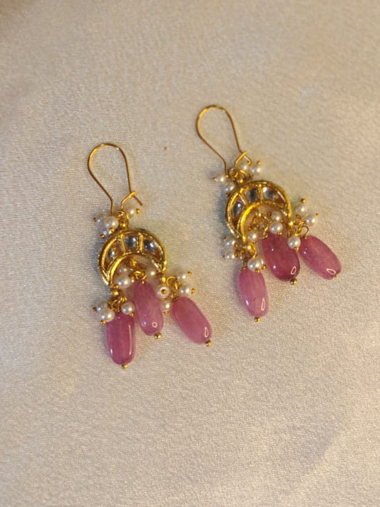 Dangler Kundan Earrings