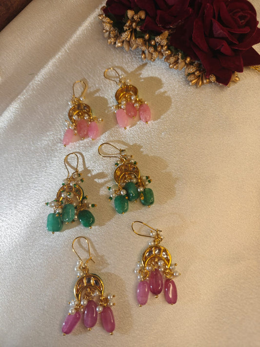 Dangler Kundan Earrings
