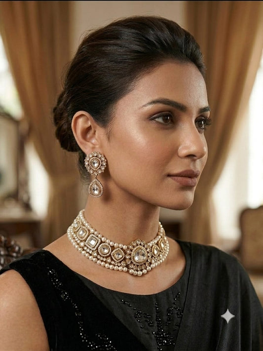 Polki Diamond Earrings