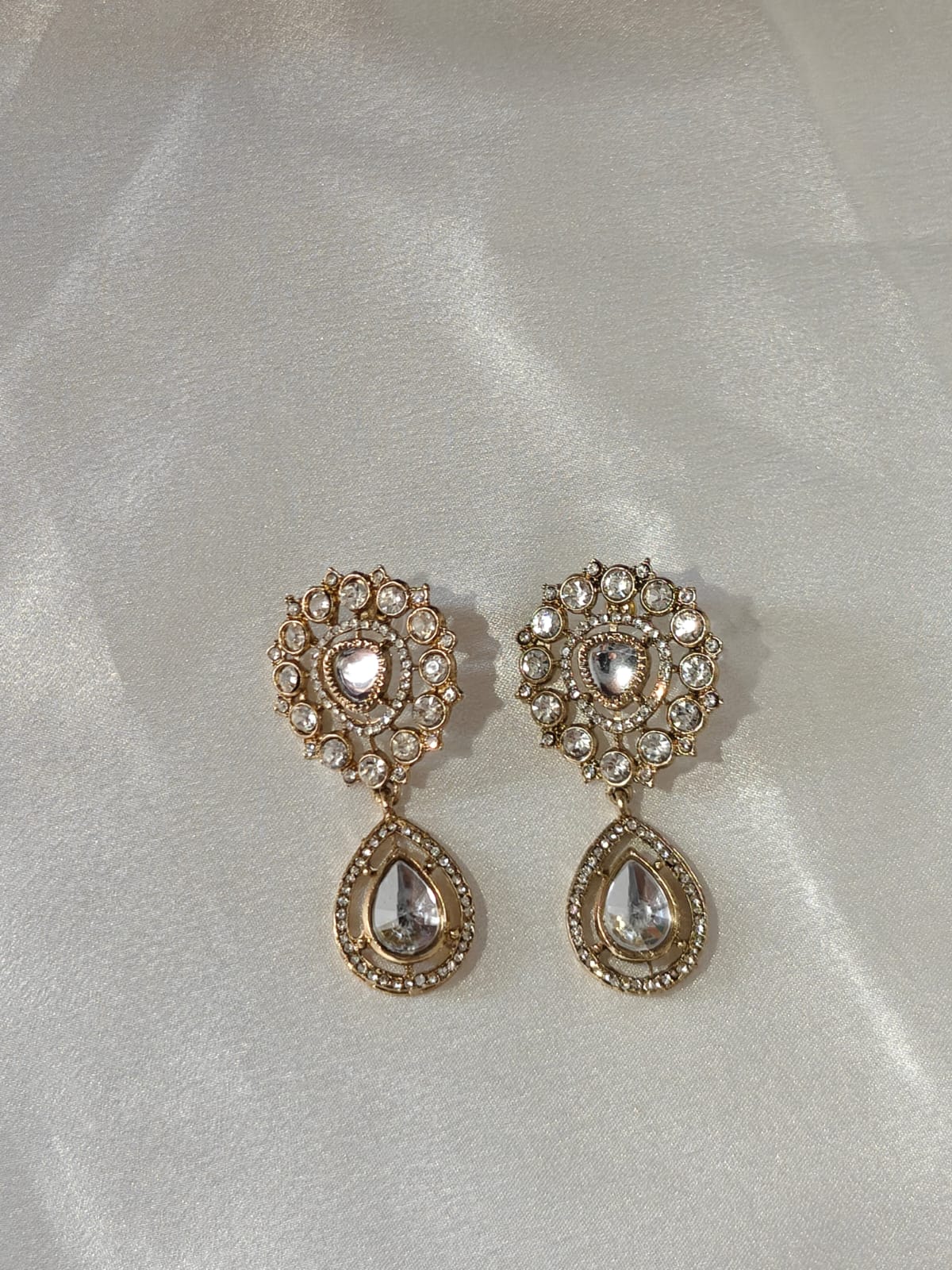 Polki Diamond Earrings