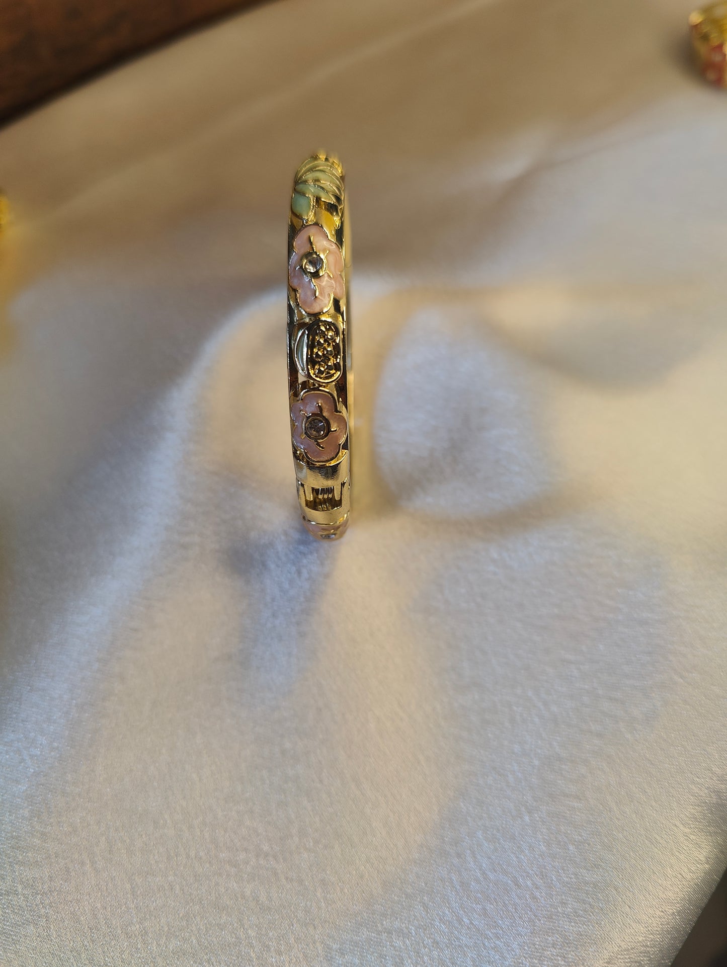 Gold Plated Enamel Bracelet