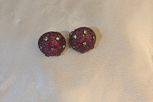 Diamond dots stud earrings